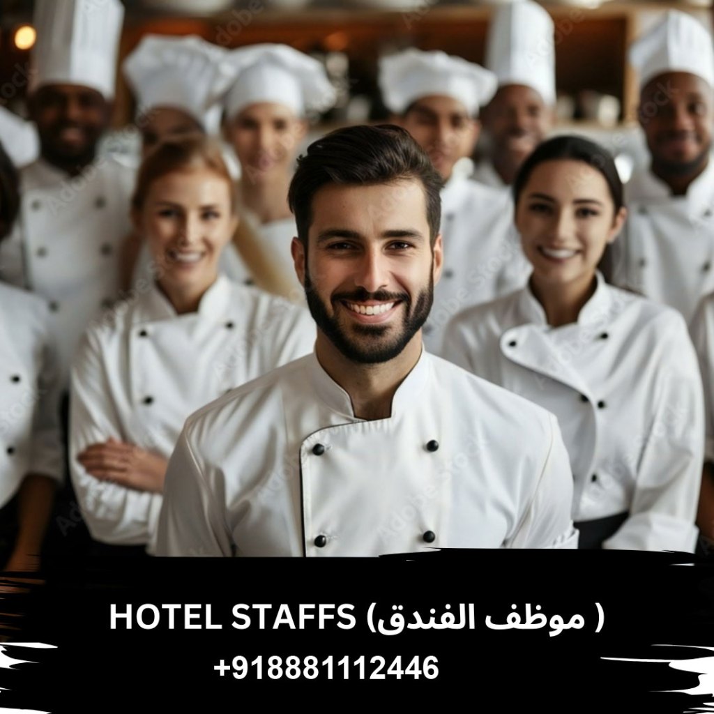 Indian Hotel Staff for Recruitment — عمال فندق / موظفي فندق جاهزين للعمل
